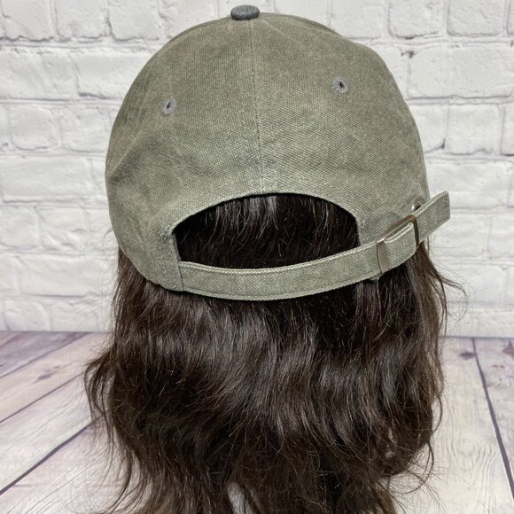 Vintage Hat Cap Strap Back Gray Carson Farms & Auctions LISTOWEL Ontario Canada - Picture 3 of 9